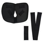 Black knee compression wrap for the Active Ice® cold therapy universal u therapy pad on a white background