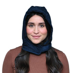 Woman wearing the Polar Active Ice® 3.0 Head Cold Therapy Cap (Therapy Cap Only) on her head.