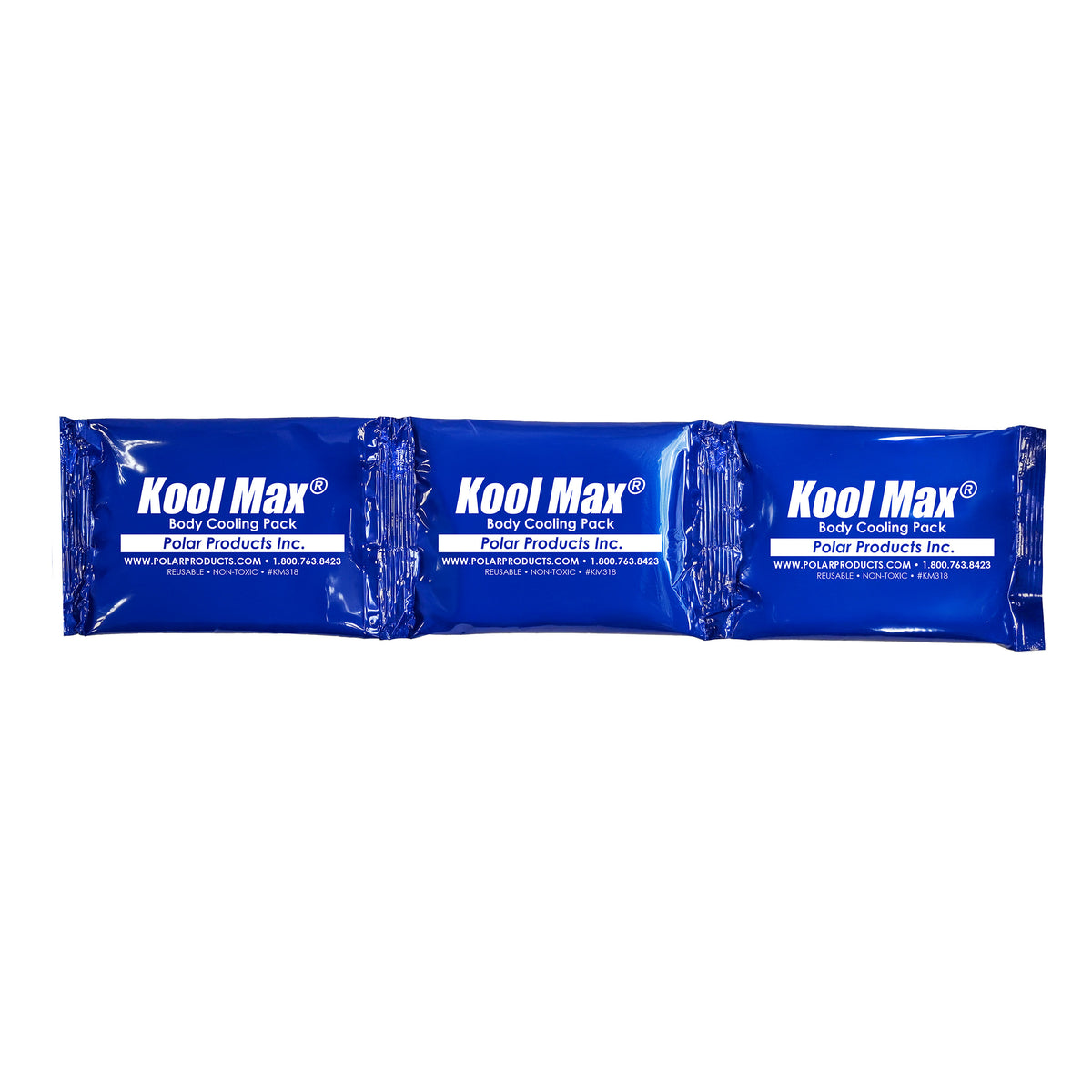 Single Kool Max Body Cooling Pack, 3x14 inch, for cooling seat cushion