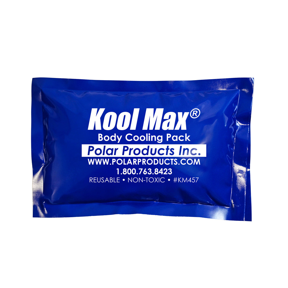 Single Kool Max Body Cooling Pack, reusable non-toxic ice pack