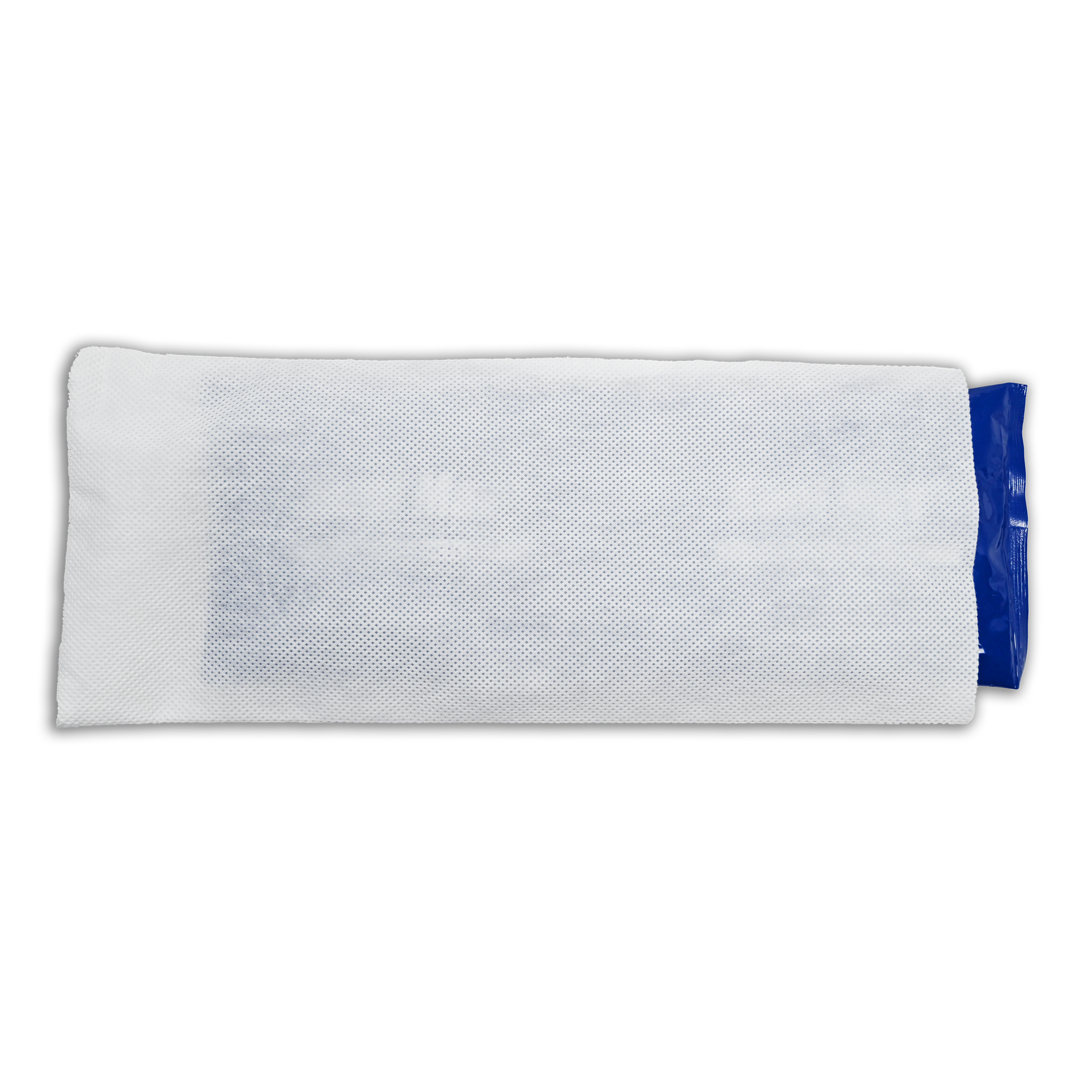 White mesh cover over a Kool Max® cooling pack on a white background