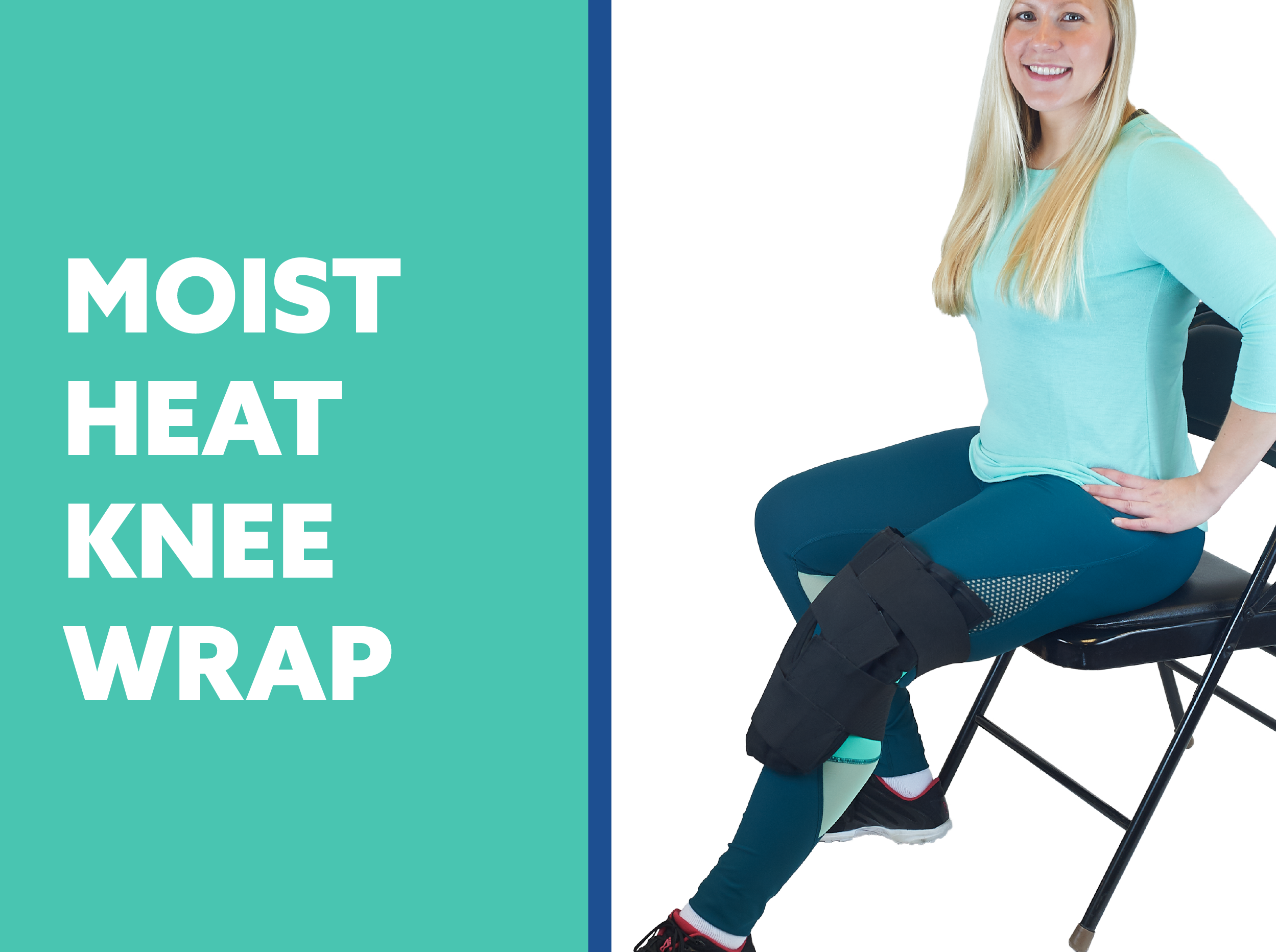 Thera-Temp® Moist Heat Knee Wrap Banner for video