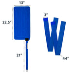 Measurement chart of Active Ice® Rectangular Universal Cold Therapy Pad with dimensions labeled.