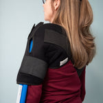 Woman wearing an Active Ice® 3.0 Shoulder Compression Wrap