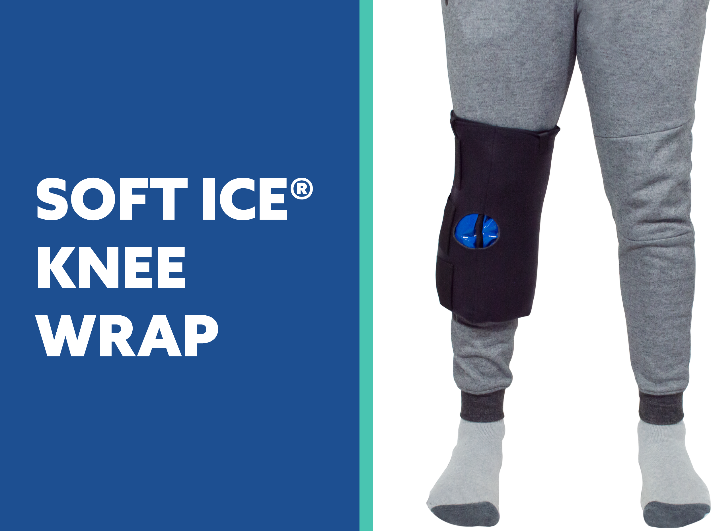 Soft Ice® Knee Wrap Banner for video