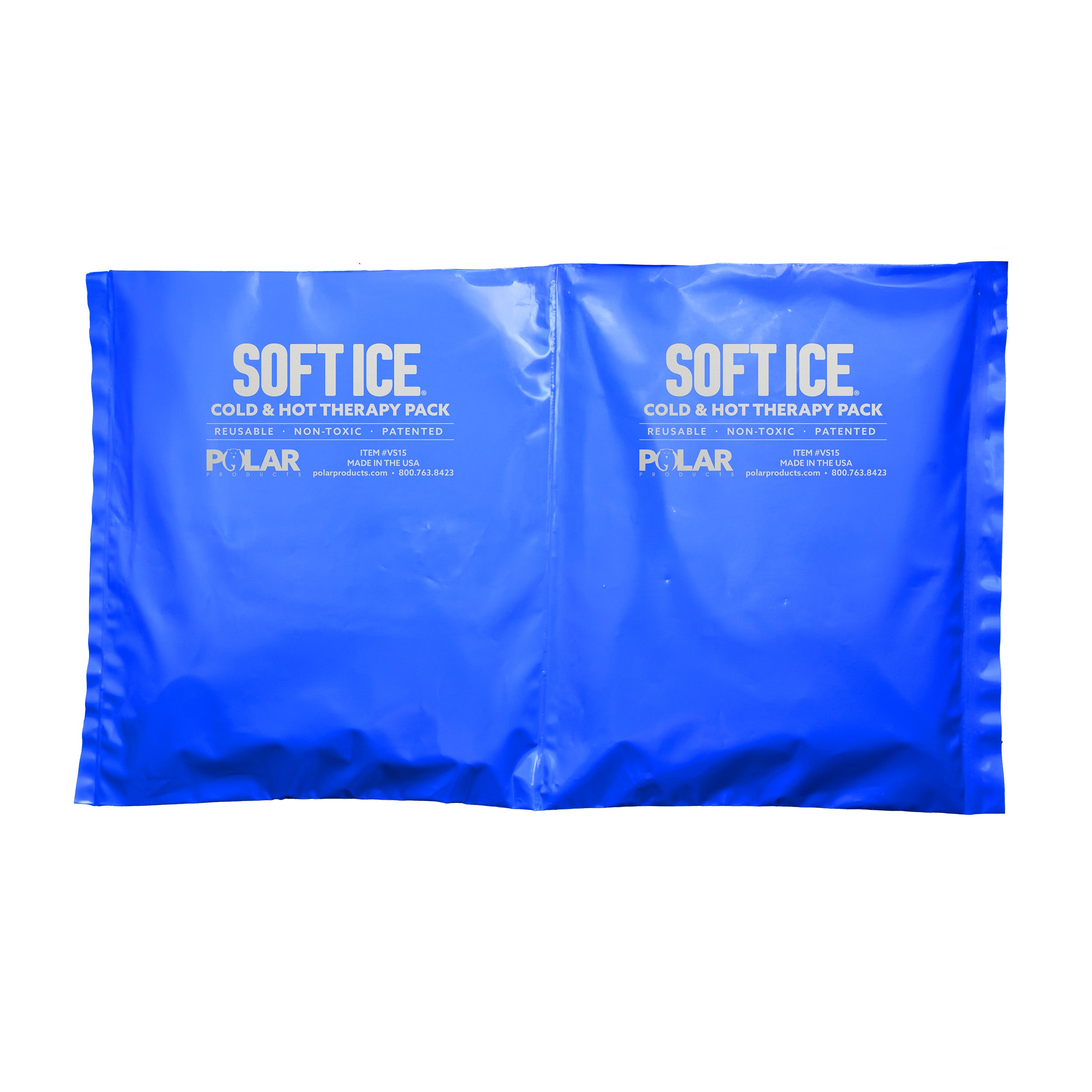Blue Soft Ice® cold & hot therapy pack on a white background