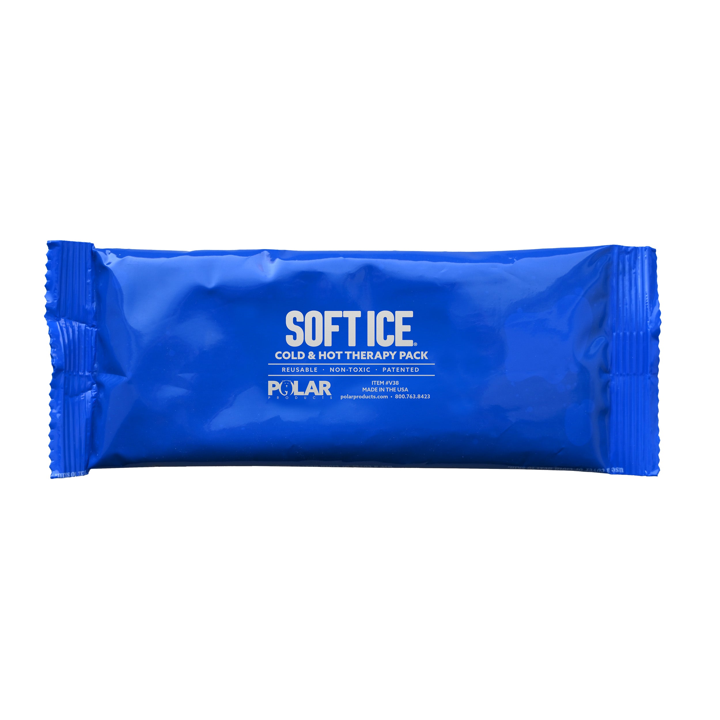 Blue Soft Ice® cold & hot therapy pack on a white background