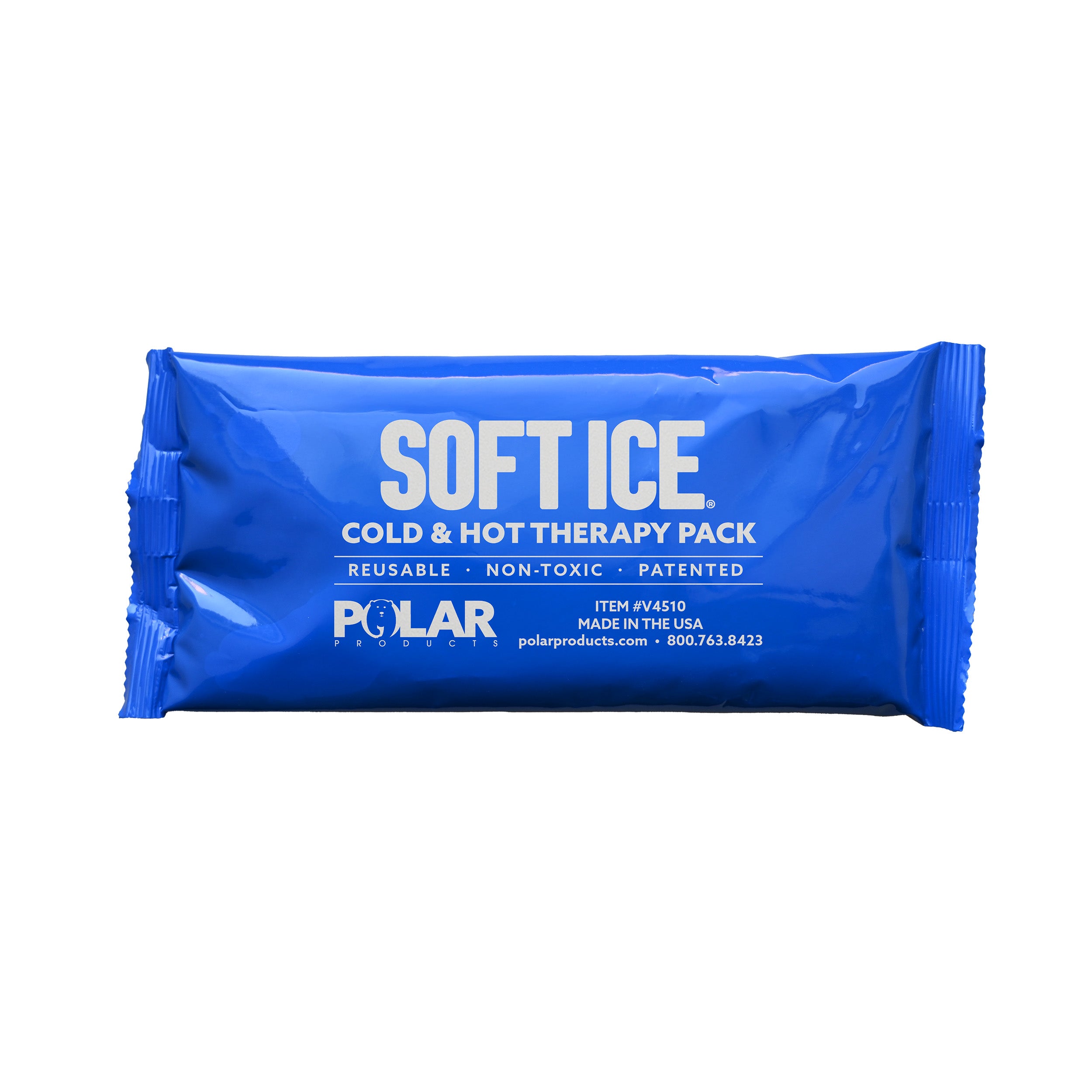 Blue Soft Ice® cold & hot therapy pack on a white background