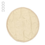 Round beige cooling insert on a white background