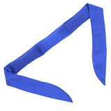 Blue cooling neck band on a white background