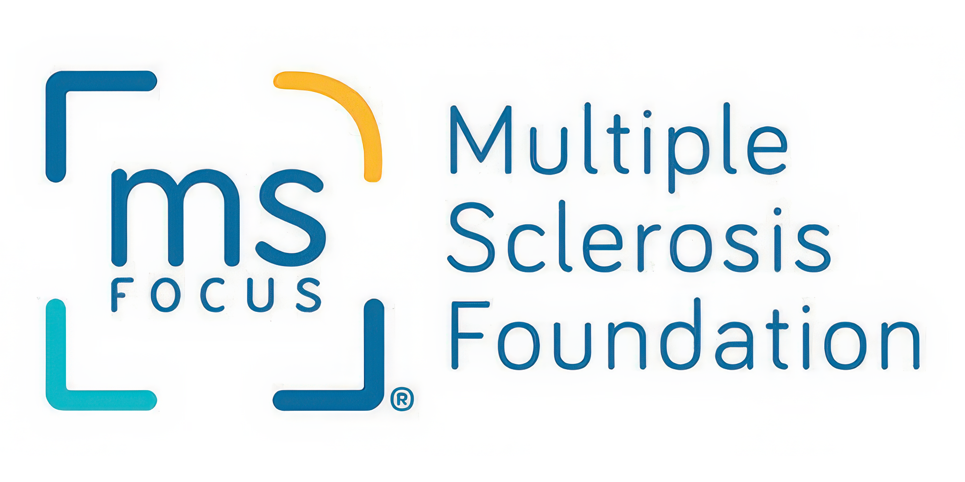 Logo of Multiple Sclerosis Foundation with 'ms focus' text and colorful design elements on a white background.