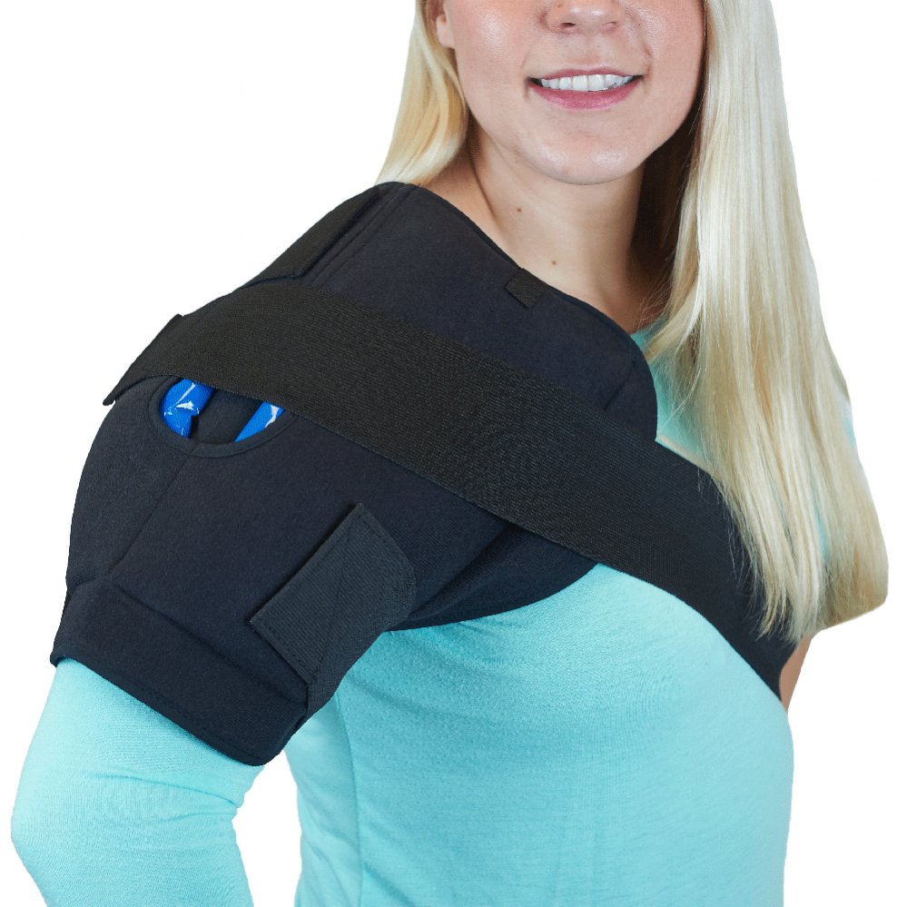 shoulder ice compression wrap